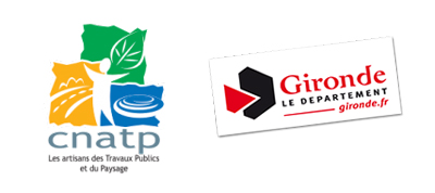 Logo gironde.fr et logo CNATP